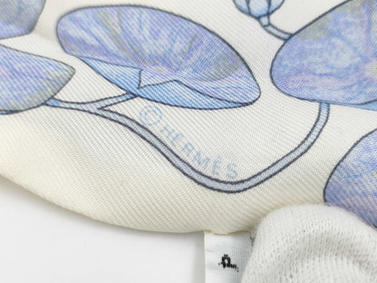 HERMES Twilly Lotus Flower Scarf