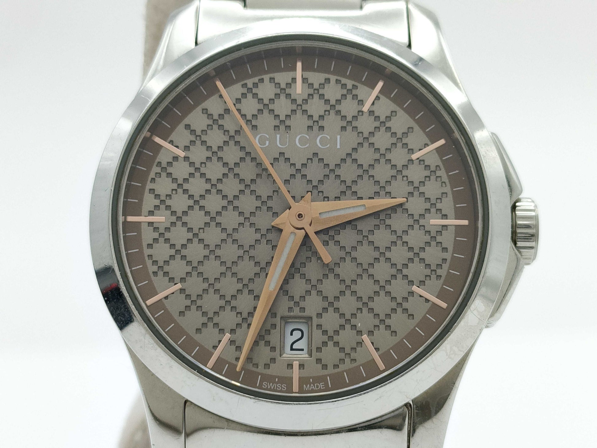 GUCCI 126.5/Box and links included Women's watch