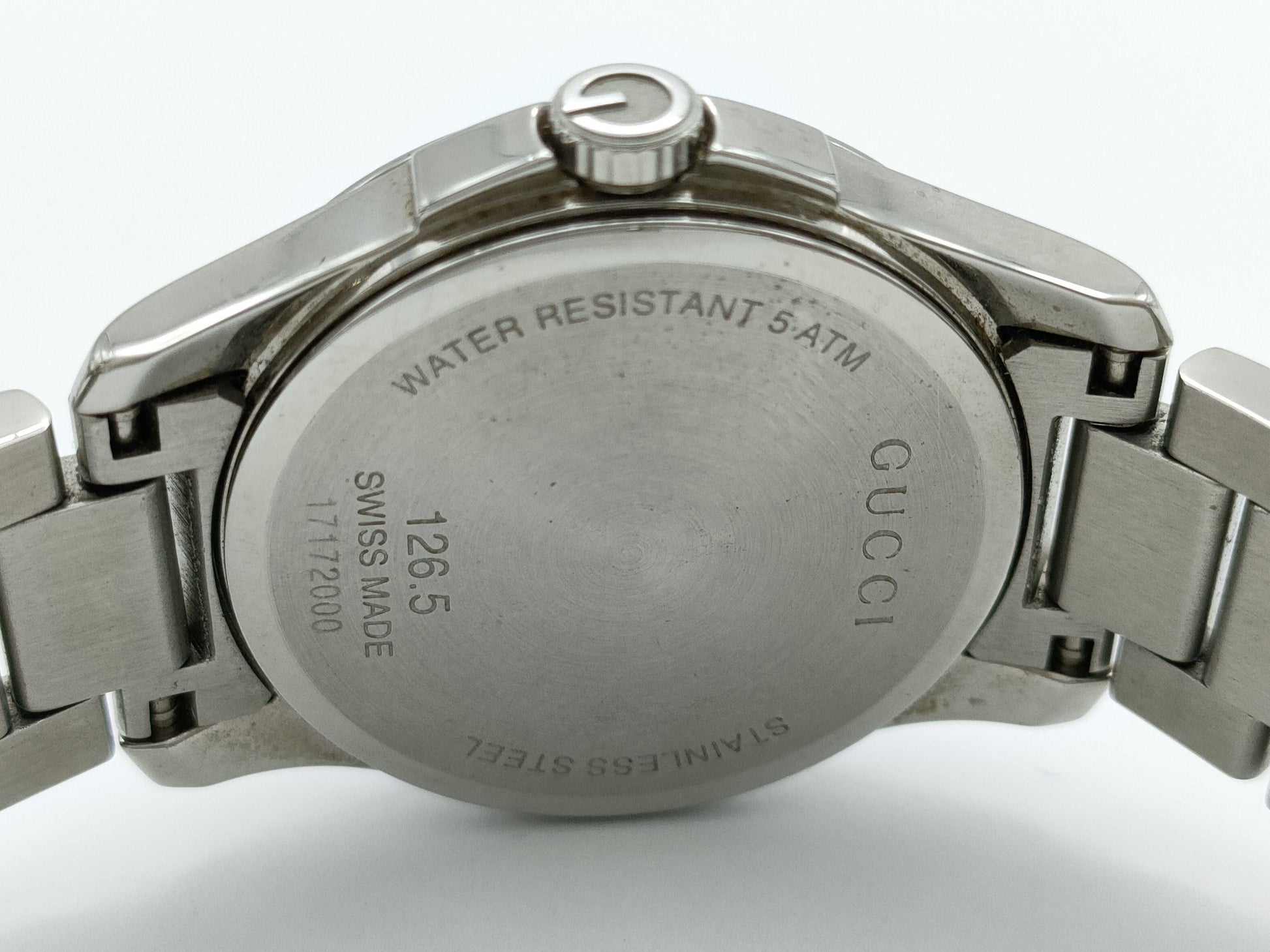GUCCI 126.5/Box and links included Women's watch