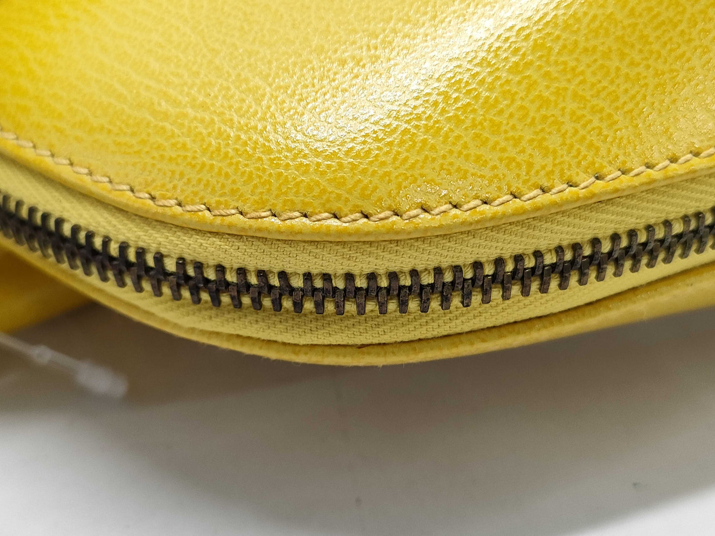 Salvatore Ferragamo Gancini Yellow Handbag