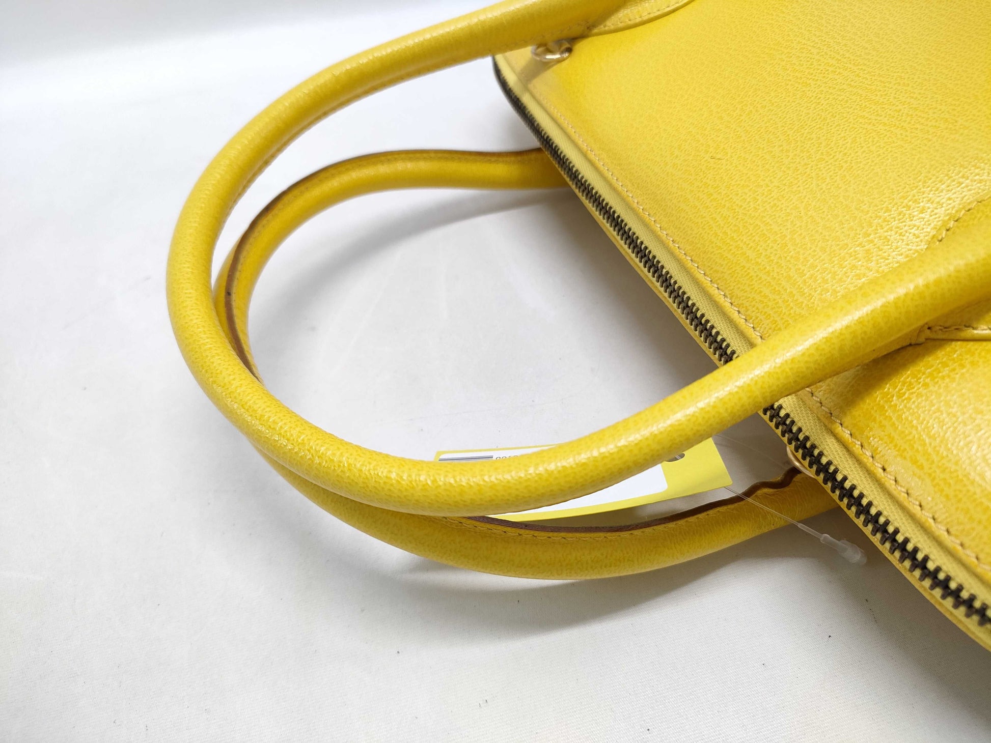 Salvatore Ferragamo Gancini Yellow Handbag