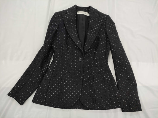Dior jacket polka dot jacket