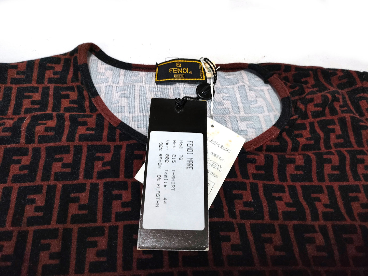 FENDI Zucca top with tags