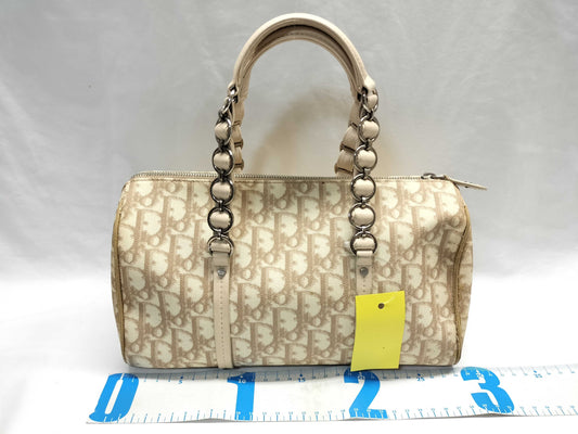 Dior Trotter Romantic Mini Boston PVC/Leather Handbag