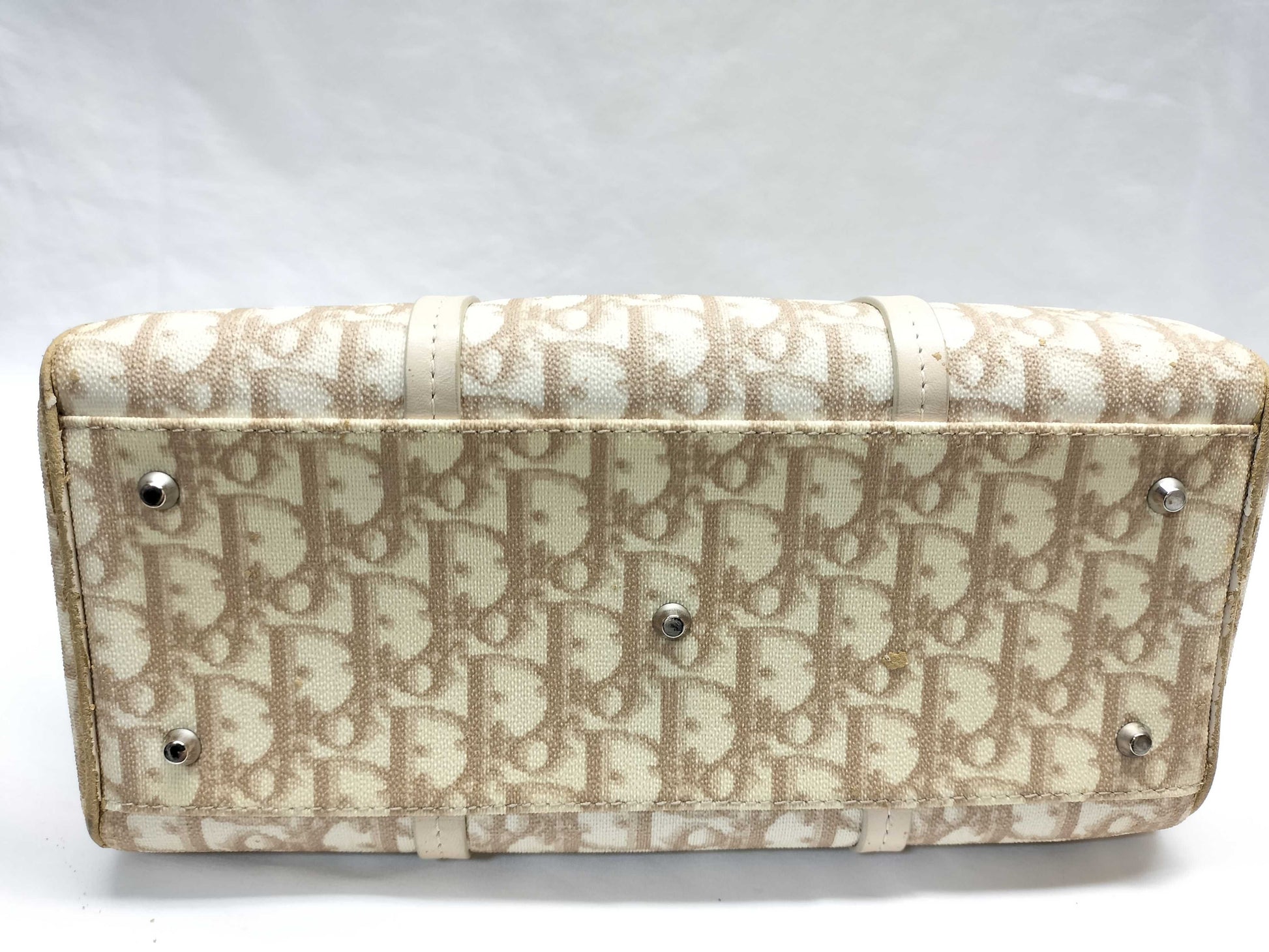 Dior Trotter Romantic Mini Boston PVC/Leather Handbag