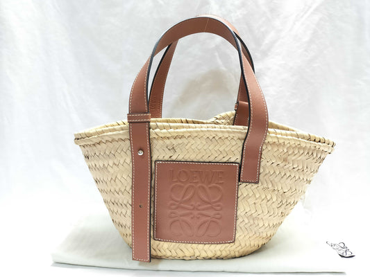 LOEWE Basket Small Raffia Handbag