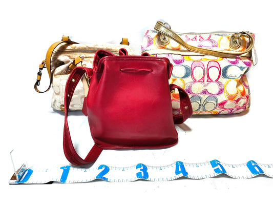 COACH Old/Signature Shoulder Bag, 2-Way, Handbag, Bundle