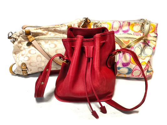 COACH Old/Signature Shoulder Bag, 2-Way, Handbag, Bundle