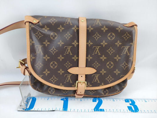 LOUIS VUITTON MB2153 Monogram M42256 Saumur 30 Shoulder Bag