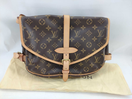 LOUIS VUITTON MB2153 Monogram M42256 Saumur 30 Shoulder Bag