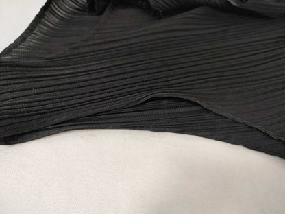 ISSEY MIYAKE Pleats Please Top Black Top