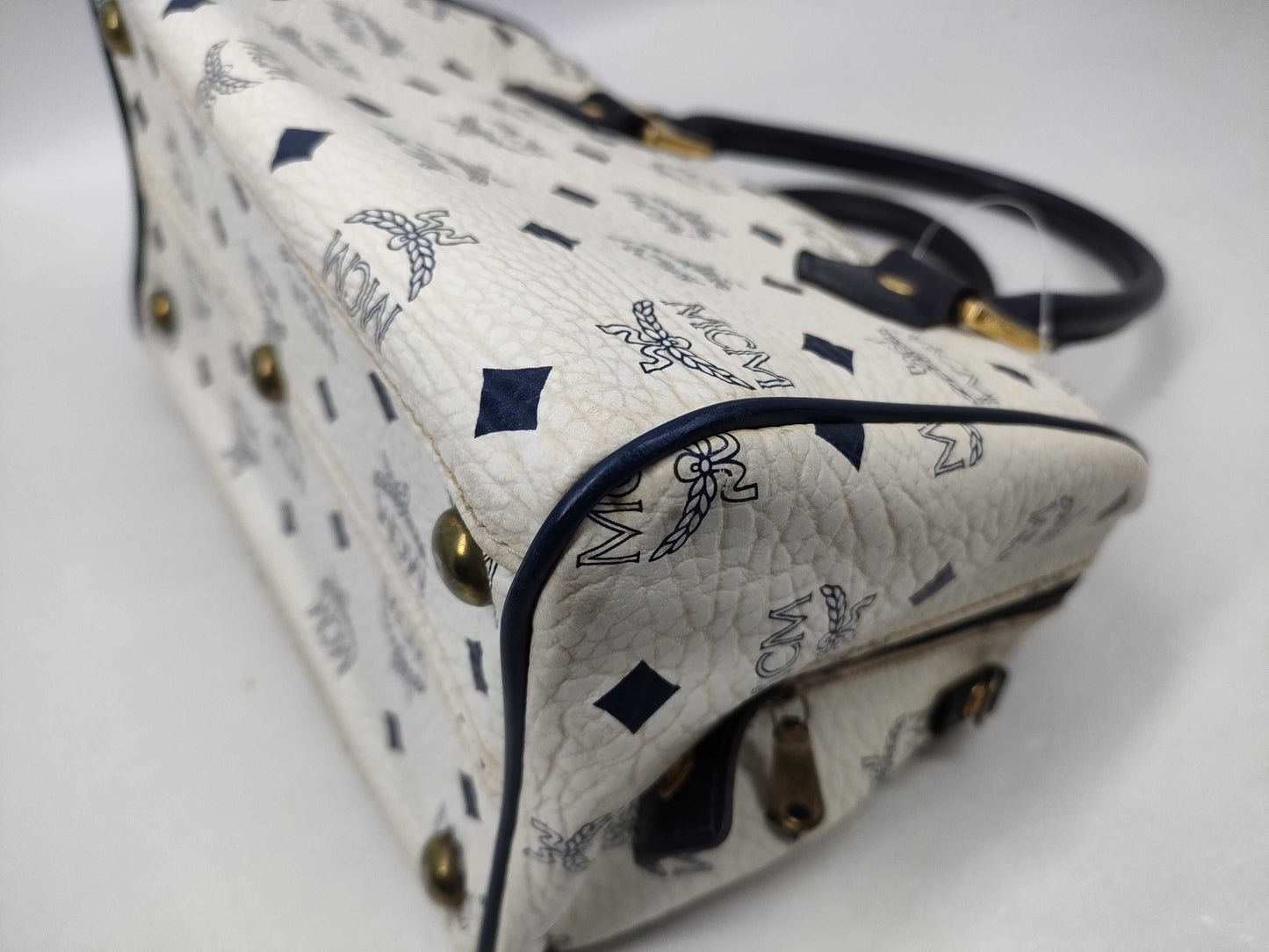 MCM Mini Boston/2-Way Boston Bag