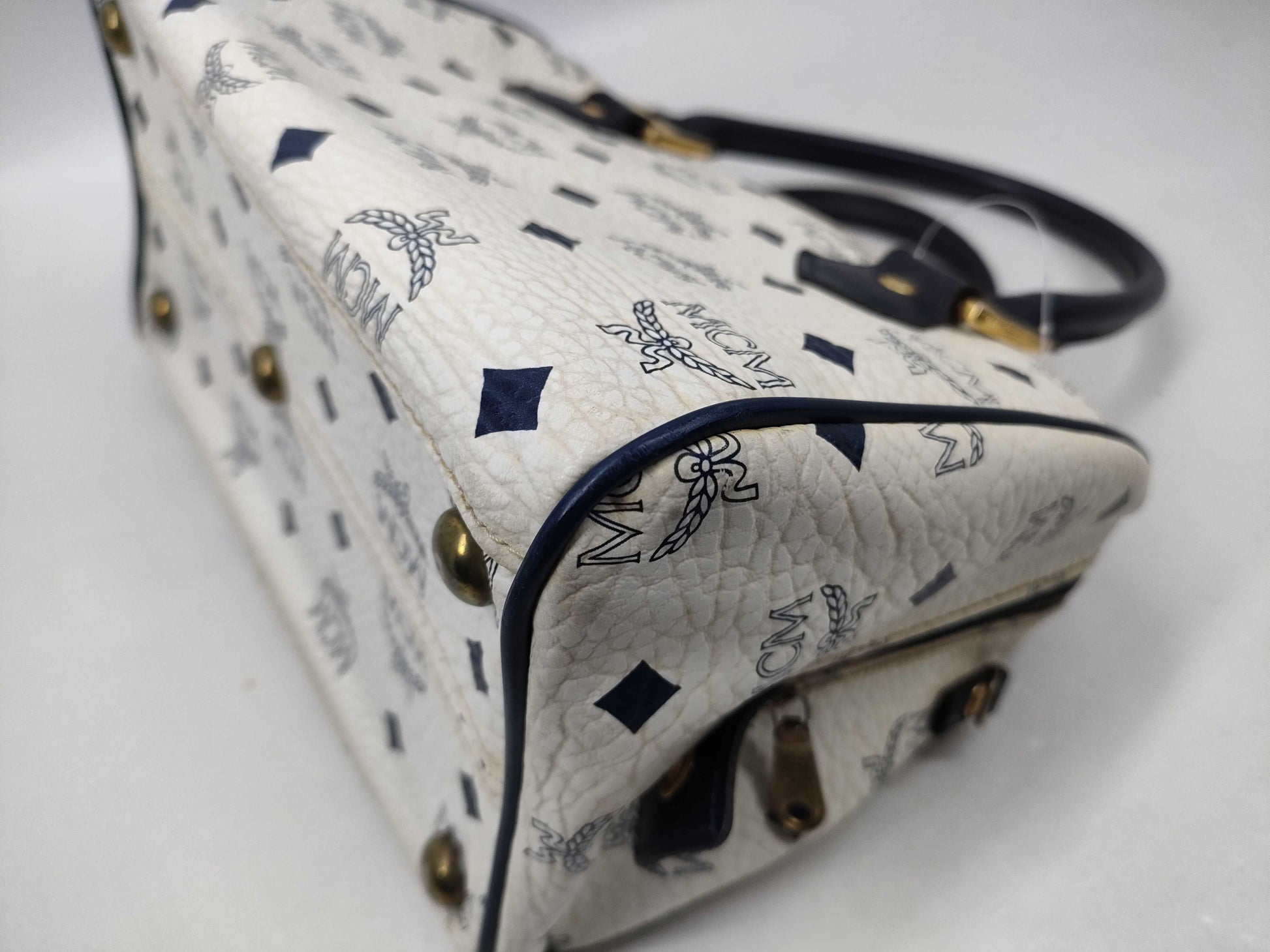 MCM Mini Boston/2-Way Boston Bag