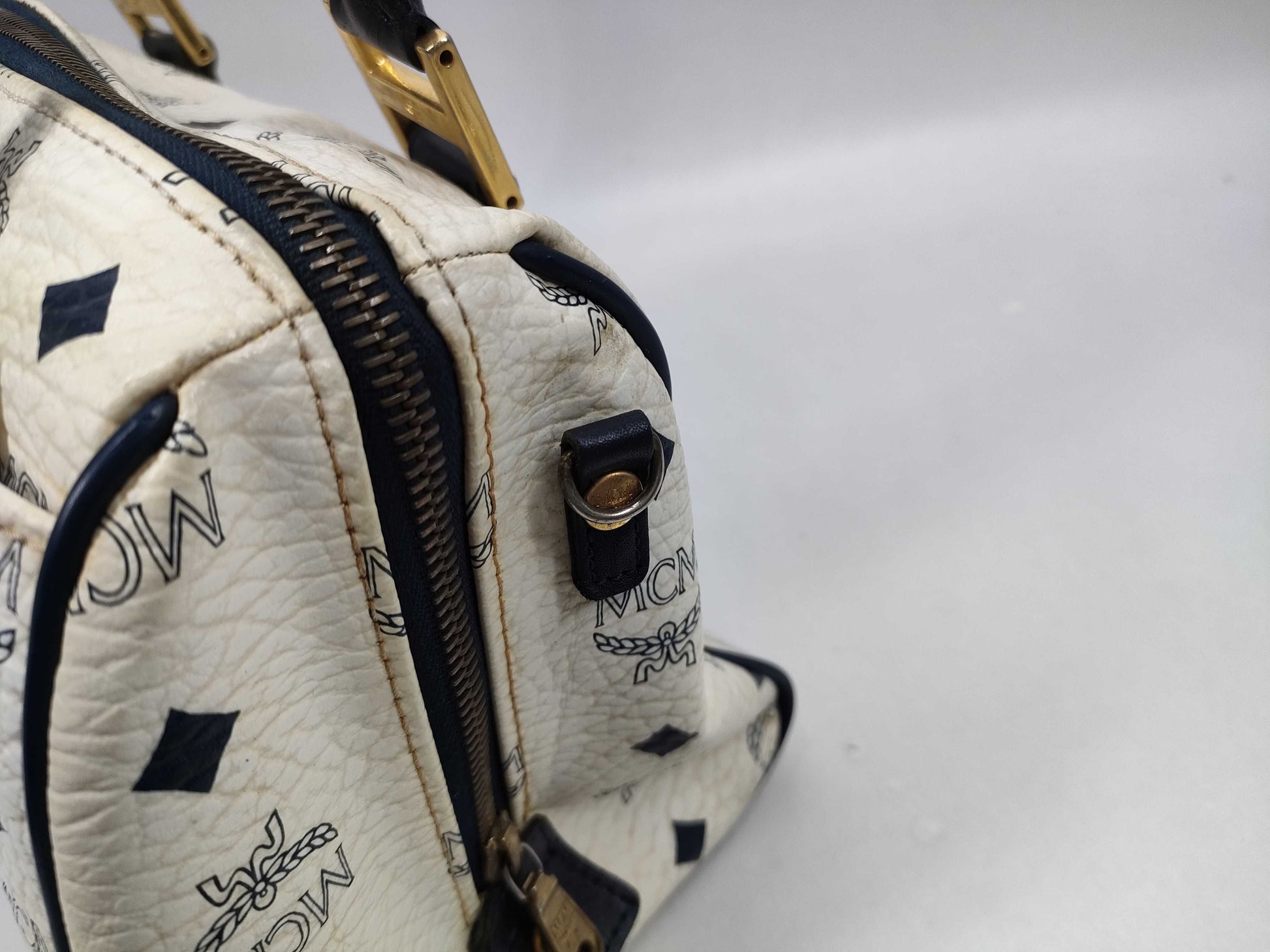MCM Mini Boston/2-Way Boston Bag