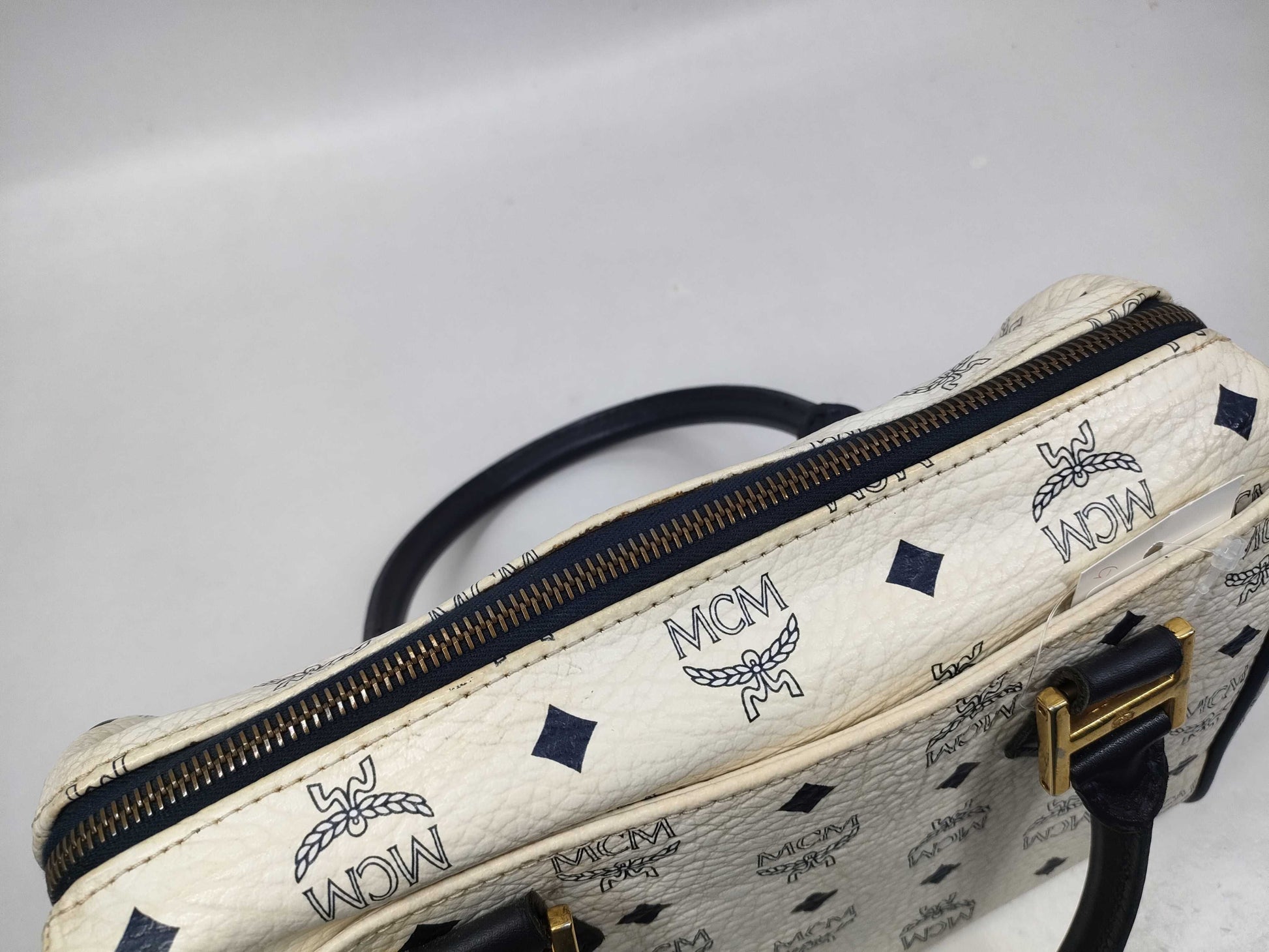 MCM Mini Boston/2-Way Boston Bag
