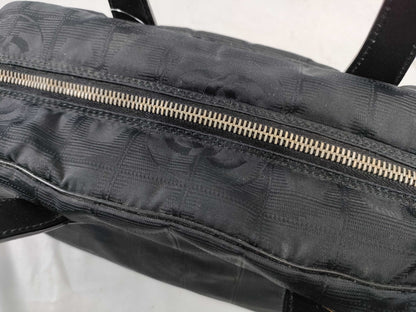 CHANEL New Travel Line Handbag Nylon and Leather
