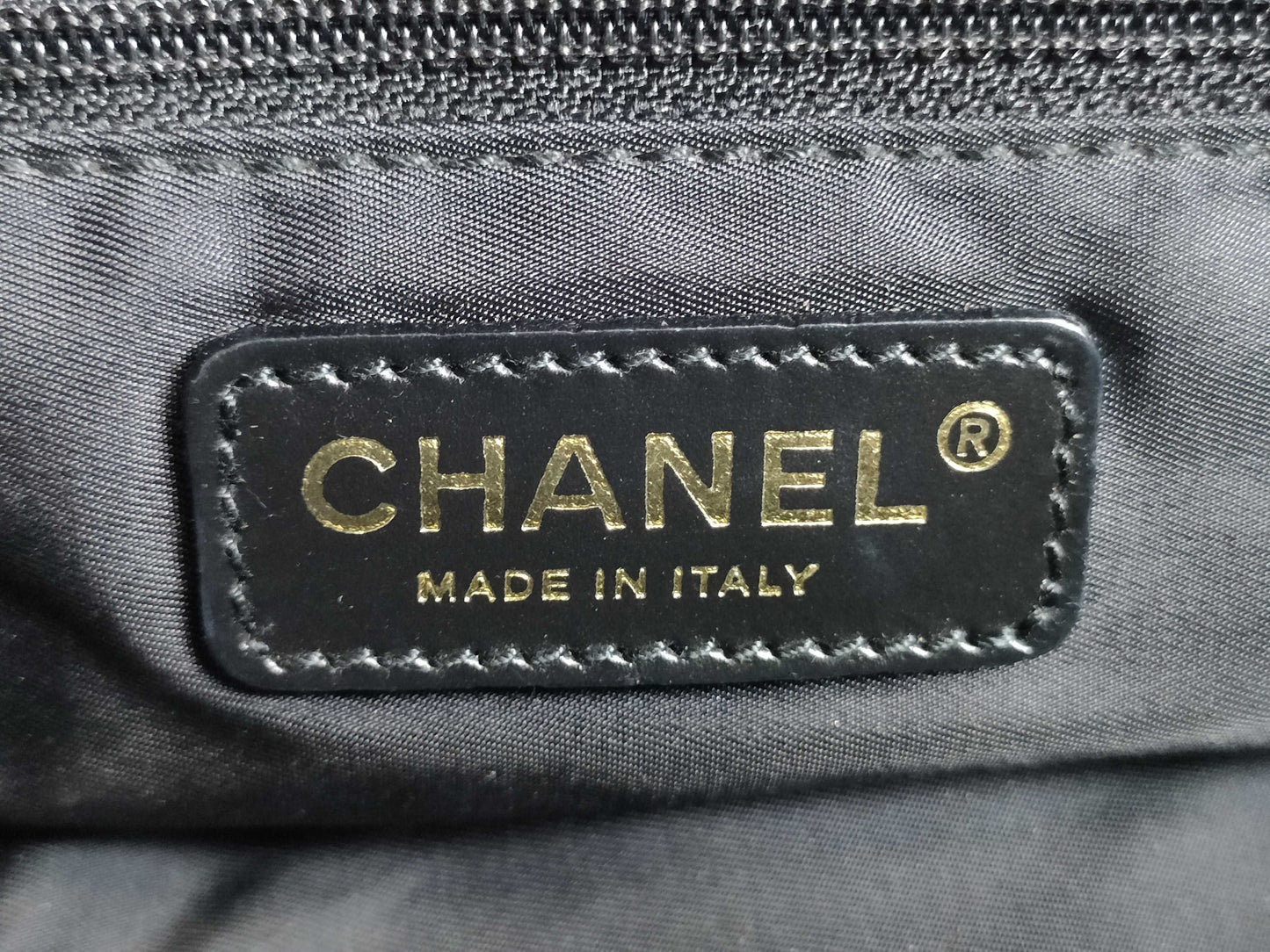CHANEL New Travel Line Handbag Nylon and Leather