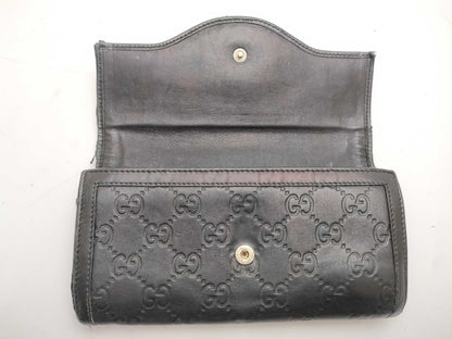GUCCI GG Shima Interlocking Long Wallet
