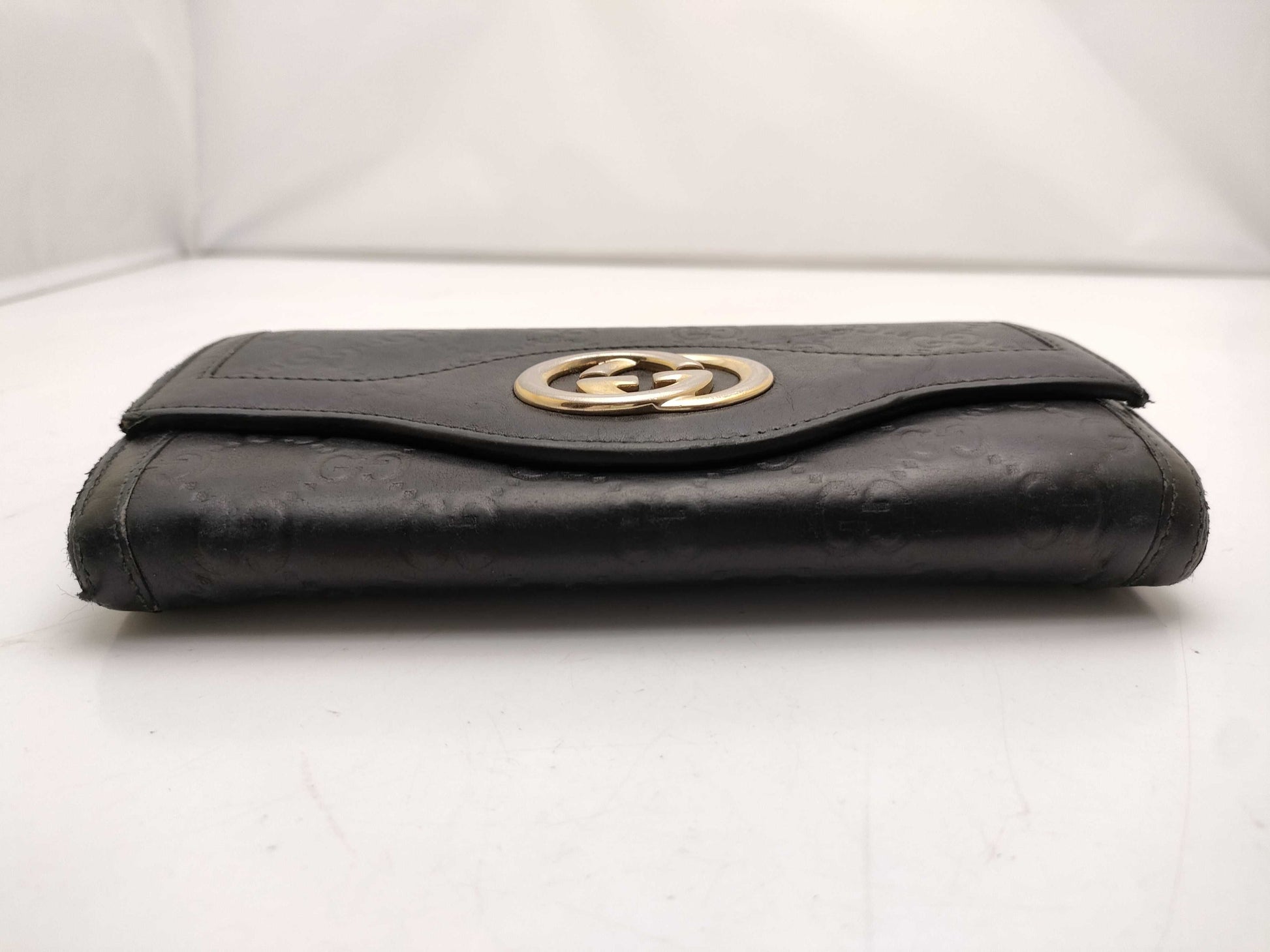 GUCCI GG Shima Interlocking Long Wallet