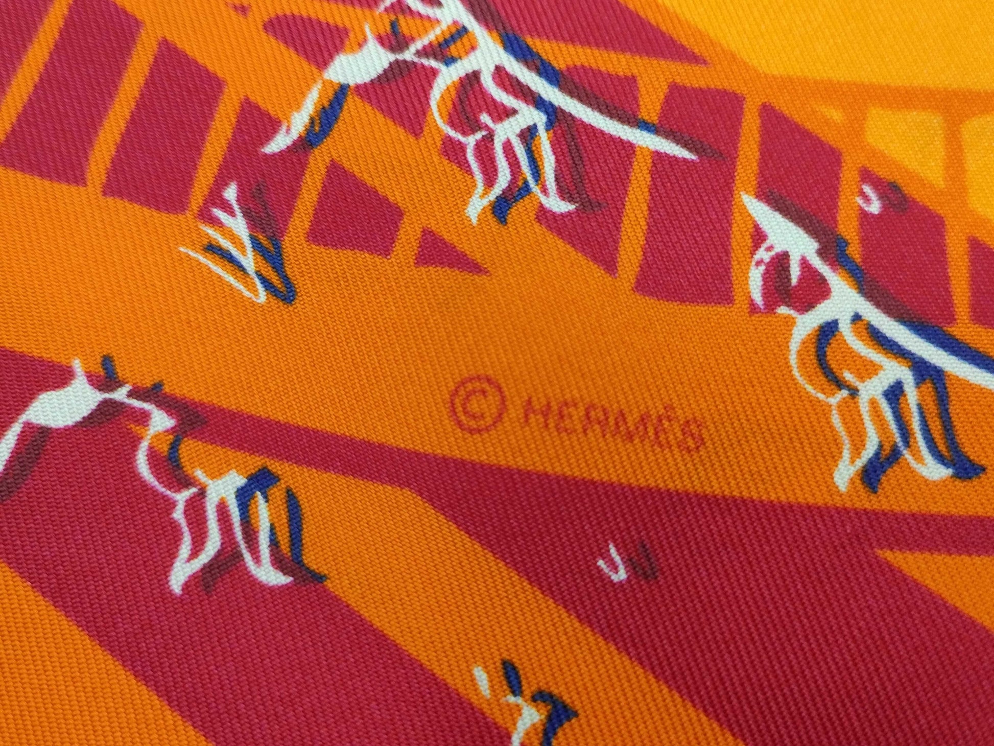 HERMES 24 FAUBOURG SECONDE GINZA 5-4-1 Scarf with tag