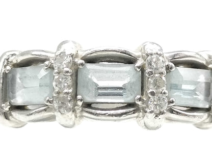AQ 0.77ct D 0.10ct Pt900 8.5g Ring 
