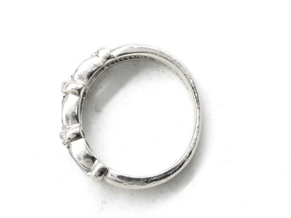 AQ 0.77ct D 0.10ct Pt900 8.5g Ring 