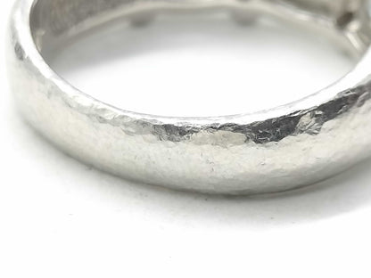 AQ 0.77ct D 0.10ct Pt900 8.5g Ring 