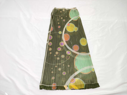 ISSEY MIYAKE Pleats Please Design Long Skirt Skirt