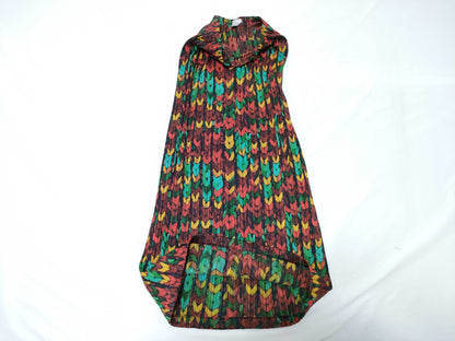 ISSEY MIYAKE Pleats Please knitted red long skirt