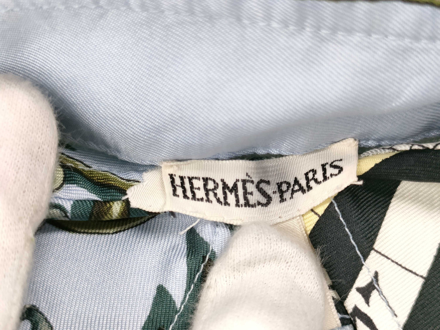 HERMES knit silk top