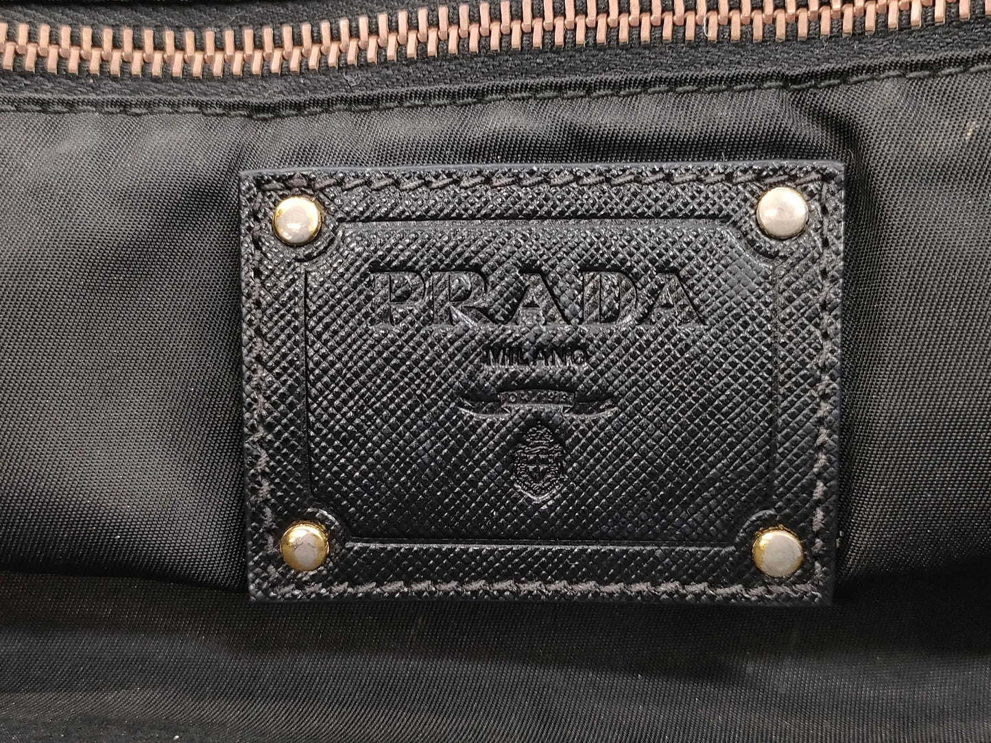 PRADA nylon tote bag