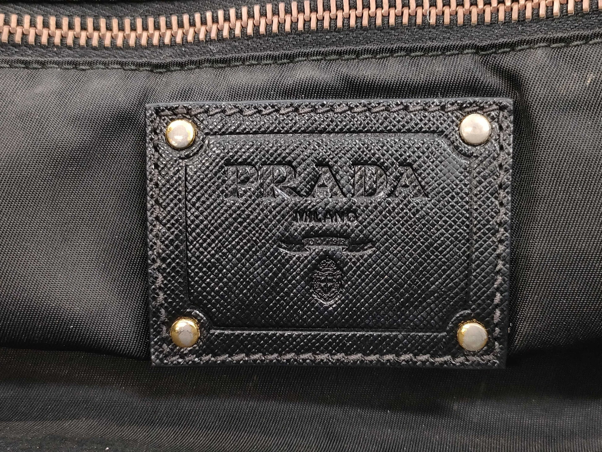 PRADA nylon tote bag