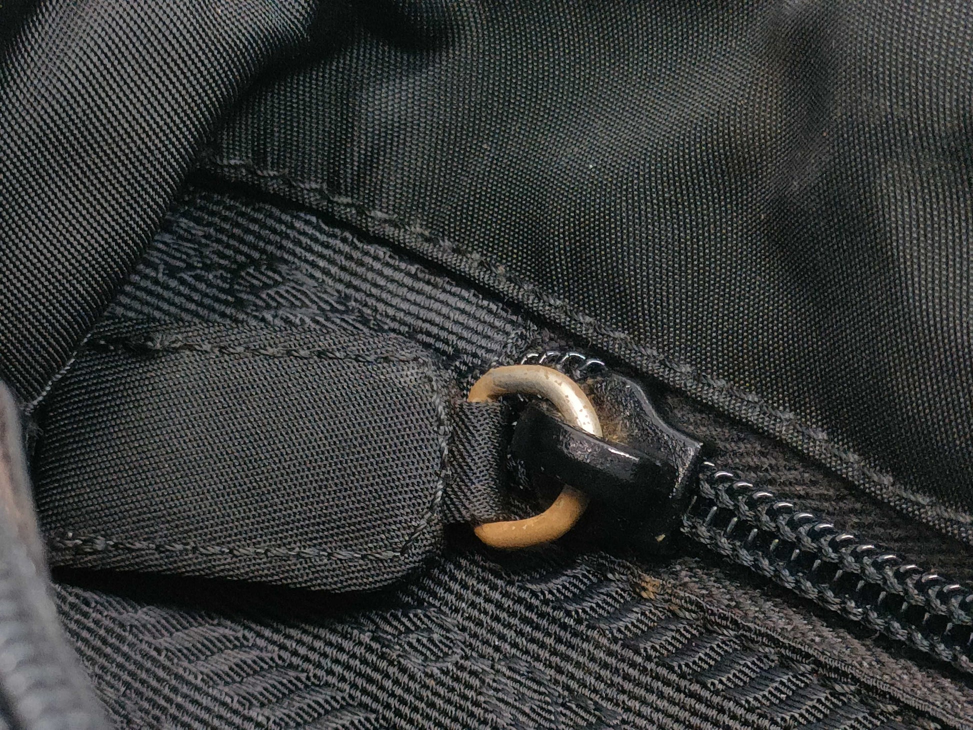 PRADA Nylon Hand Tote Bag with Triangle Logo