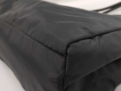 PRADA Nylon Hand Tote Bag with Triangle Logo