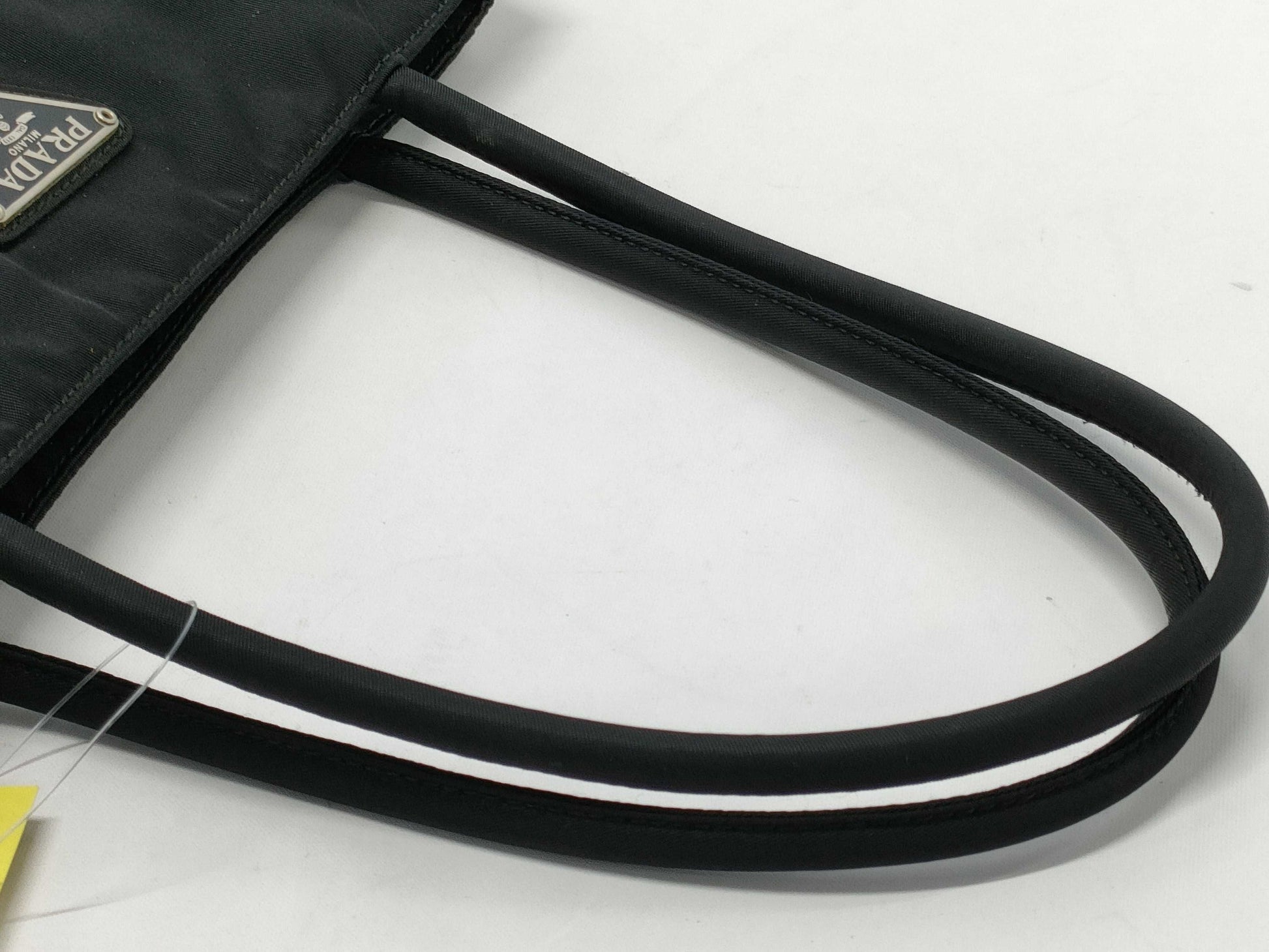 PRADA Nylon Hand Tote Bag with Triangle Logo
