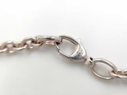 GUCCI GG Logo/Interlocking SV925 28.6g Necklace