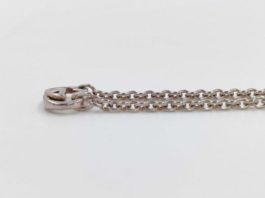 GUCCI GG Logo/Interlocking SV925 28.6g Necklace