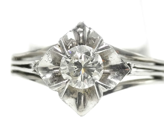 D0.26ct Pt900 5.1g Ring 