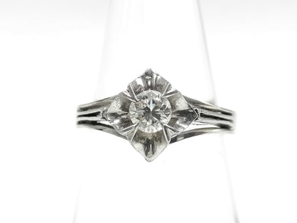 D0.26ct Pt900 5.1g Ring 