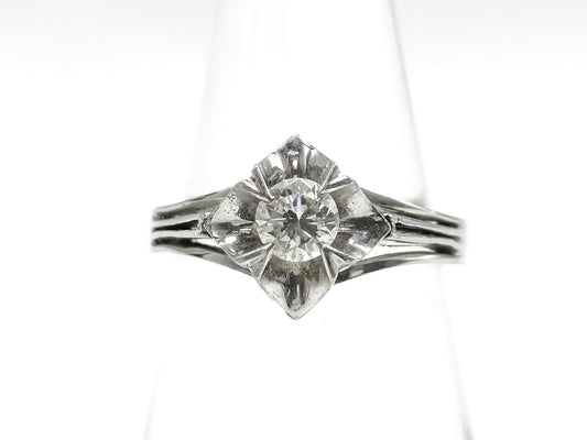 D0.26ct Pt900 5.1g Ring 