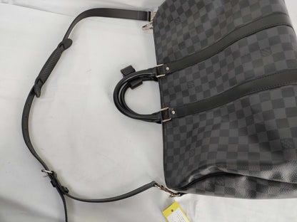 LOUIS VUITTON [Serial Number] DU2162 Damier Graphite Keepall 45 Boston Bag Bandouliere Boston Bag
