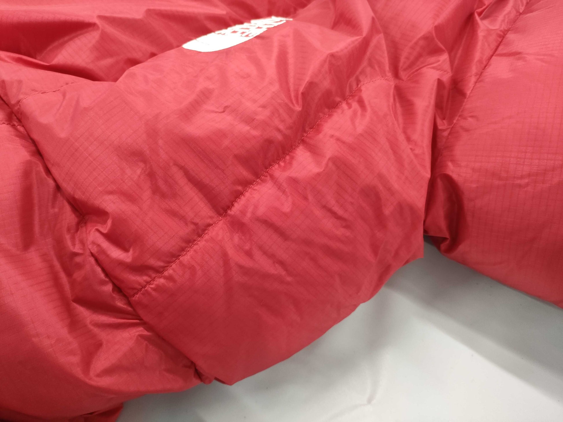 The North Face Down Jacket, Red, Cracked