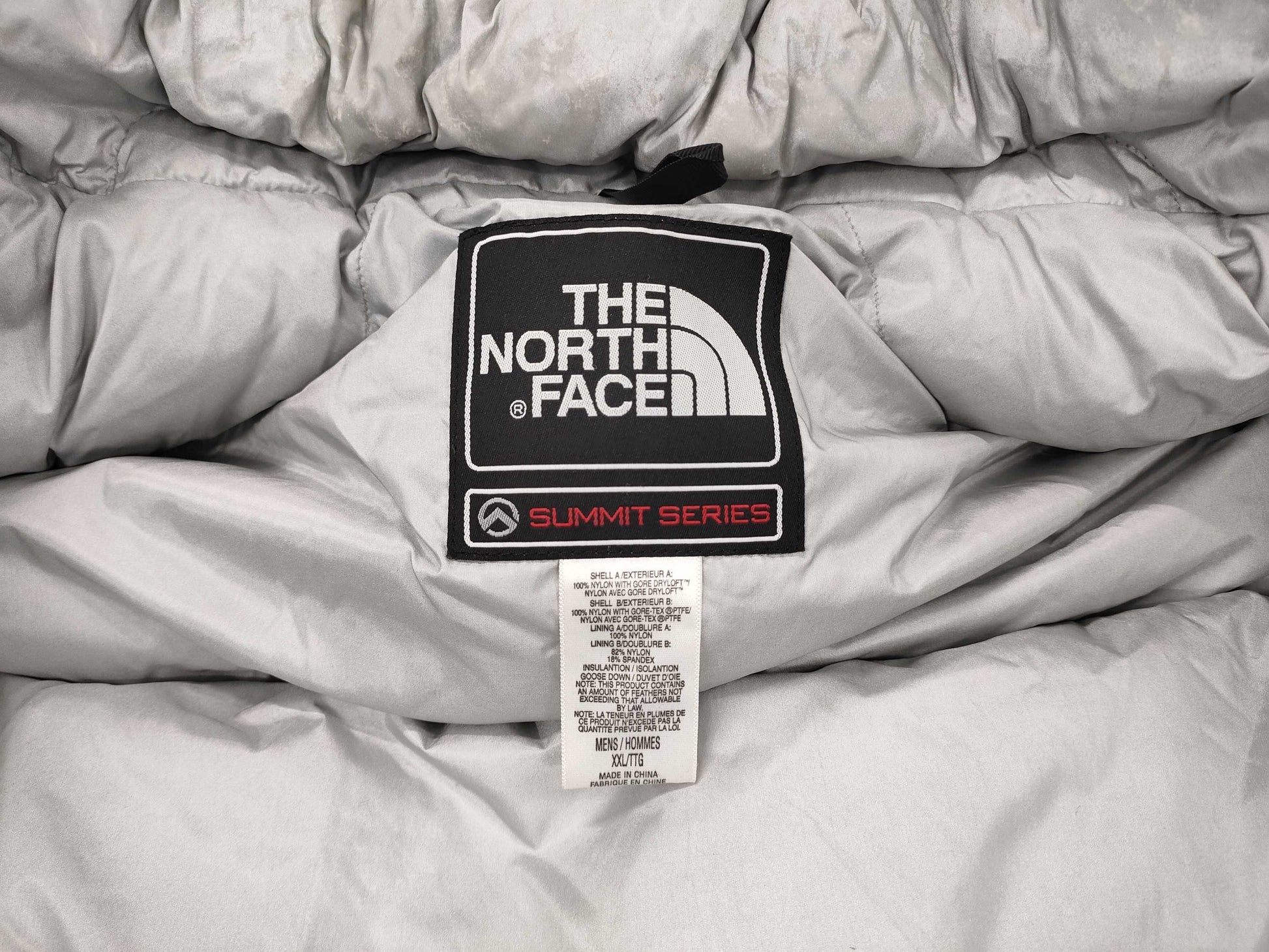 The North Face Down Jacket, Red, Cracked