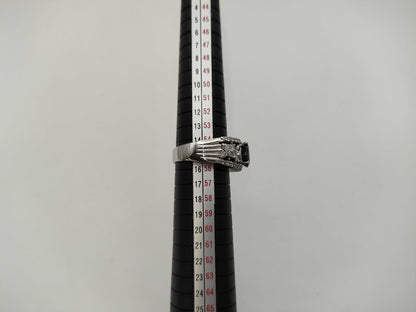 AX1.82ct D1.15ct Pt900 11.1g Ring 