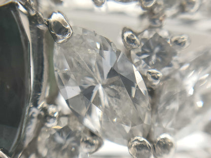 AX1.82ct D1.15ct Pt900 11.1g Ring 