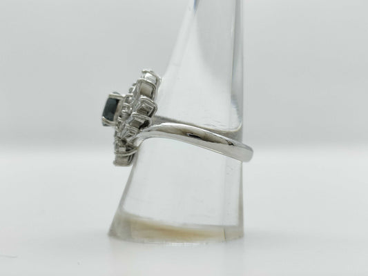 AX1.28ct Diamond Pt900 10.6g Ring 
