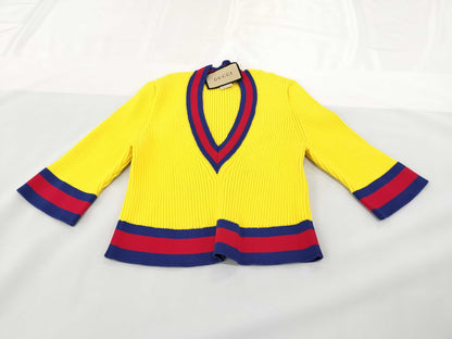 GUCCI Sweater/Women's/M/Yellow Tops