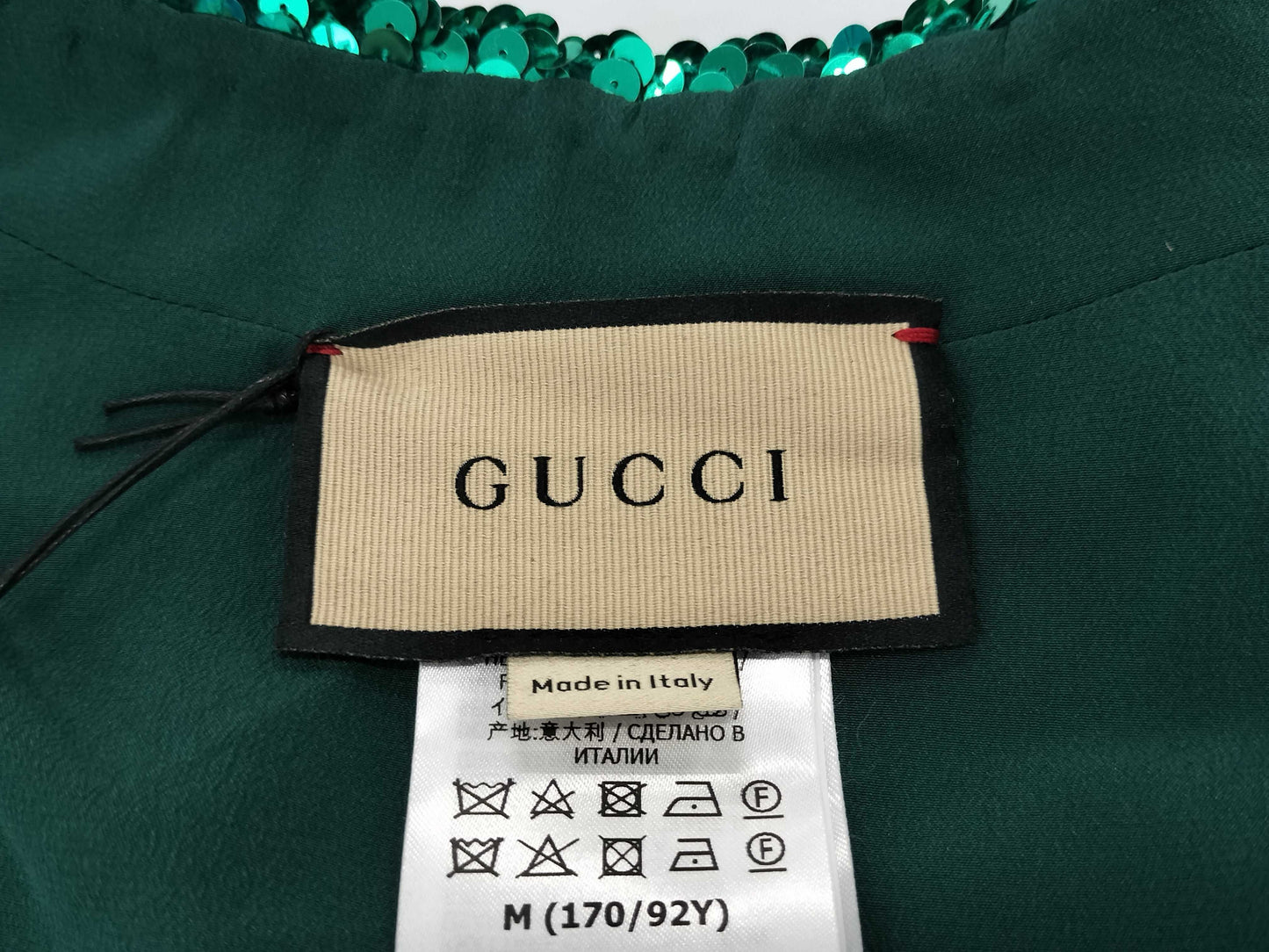 GUCCI Casual Jacket/Green Sequins/M Jacket