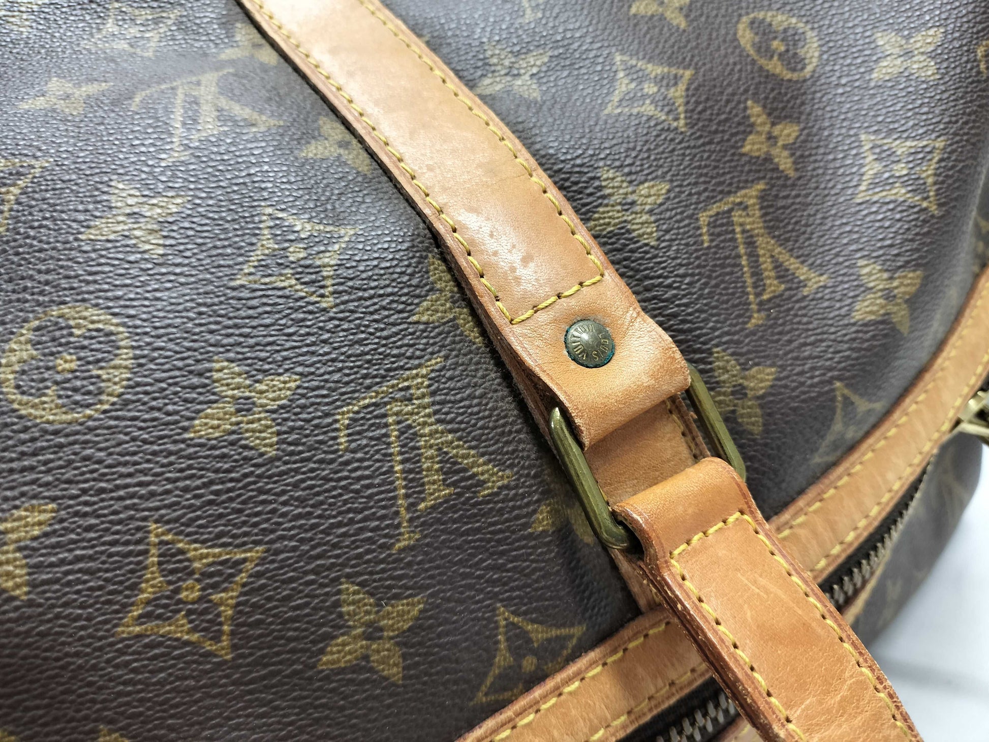 LOUIS VUITTON Unidentified Monogram M41428 Keepall 45 Boston Bag