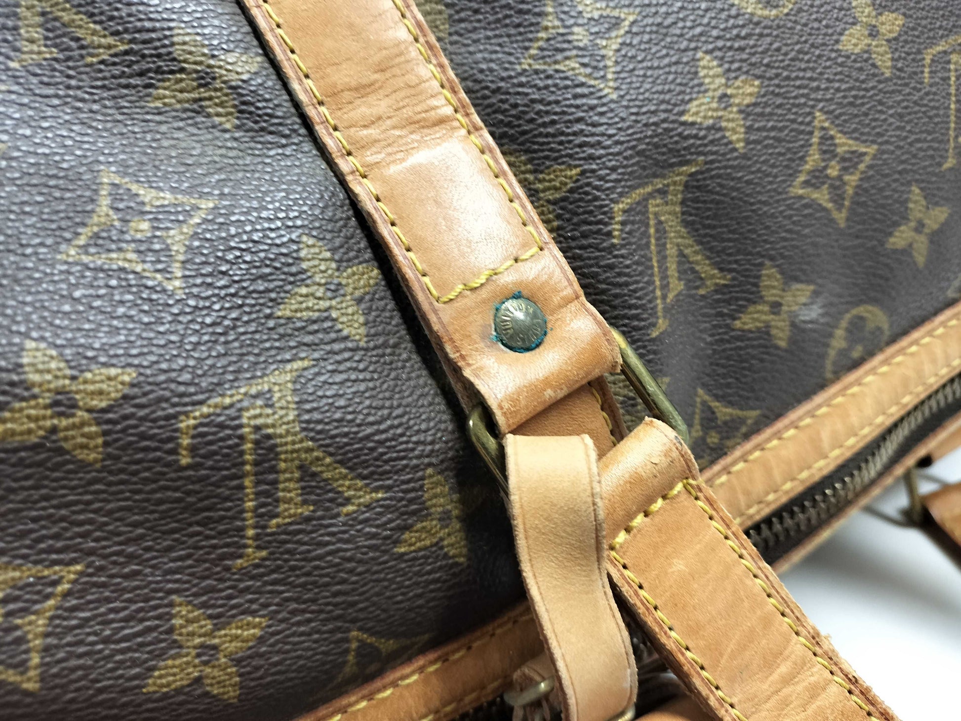 LOUIS VUITTON Unidentified Monogram M41428 Keepall 45 Boston Bag